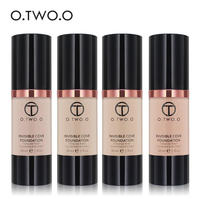 O.TWO.O Brand Liquid Foundation Matte Weightless Ultra Liquid Makeup Face Foundation Brighten Concealer